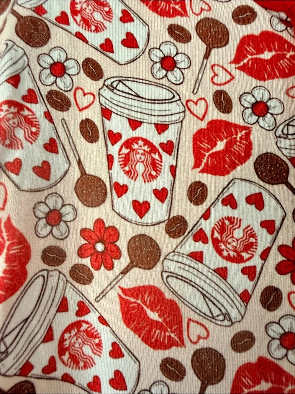 Lullaby Land Bamboo Zippy - Coffee & Kisses